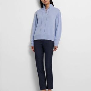 Theory Cashmere Tie Sweater Size P NWT